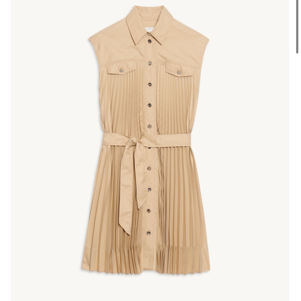 Sandro Paris pleated dress